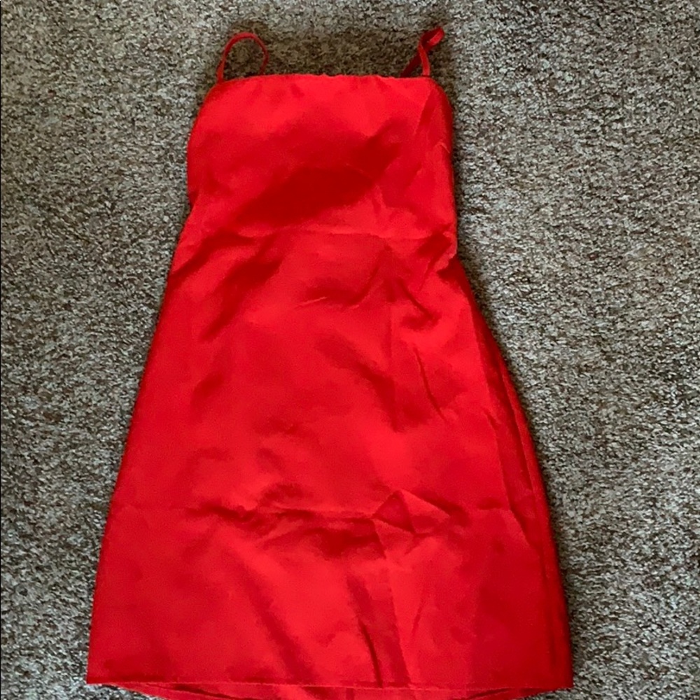 RED MINI DRESS